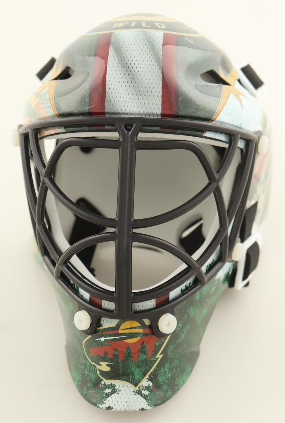 Marc-Andre Fleury Signed Wild Mini Goalie Mask (JSA) at PristineAuction.com Marc-Andre Fleury Signed Wild Mini Goalie Mask (JSA) at PristineAuction.com