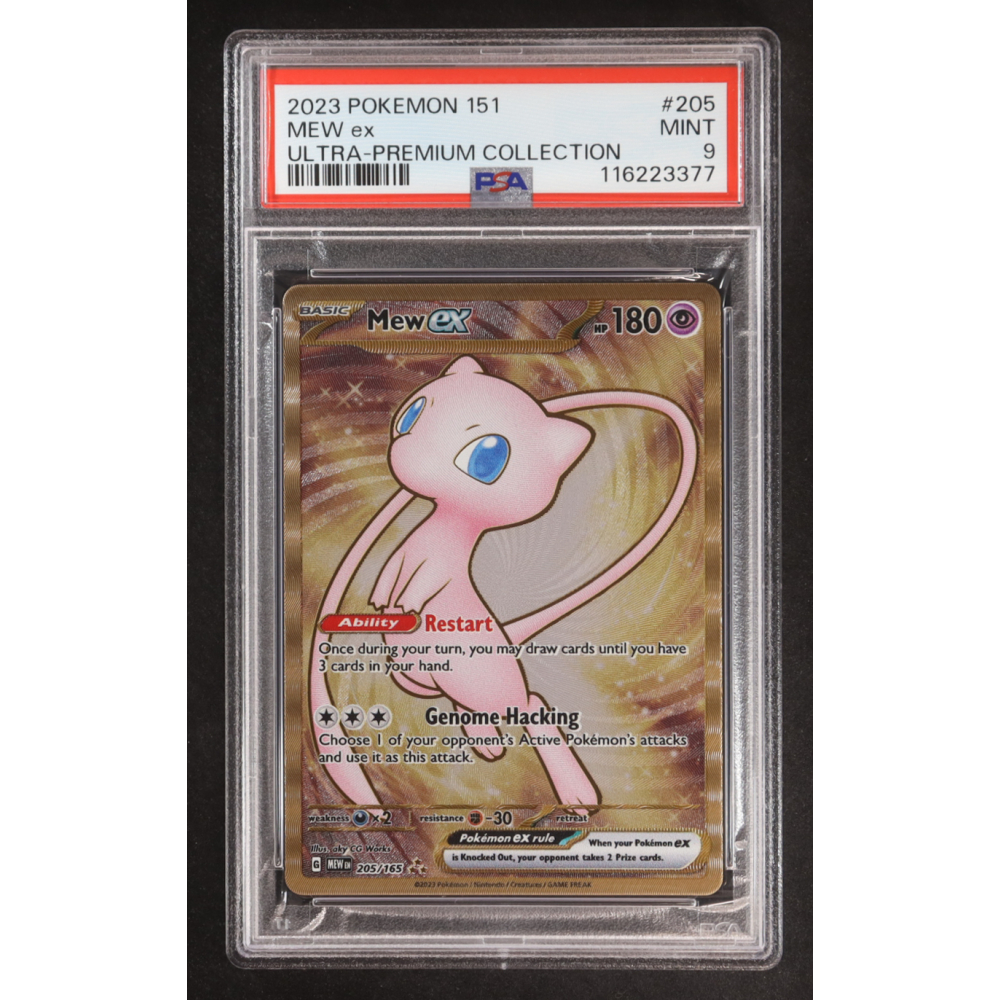 Mew ex 2023 Pokemon TCG Scarlet & Violet 151 Promos #205 (PSA 9) at PristineAuction.com