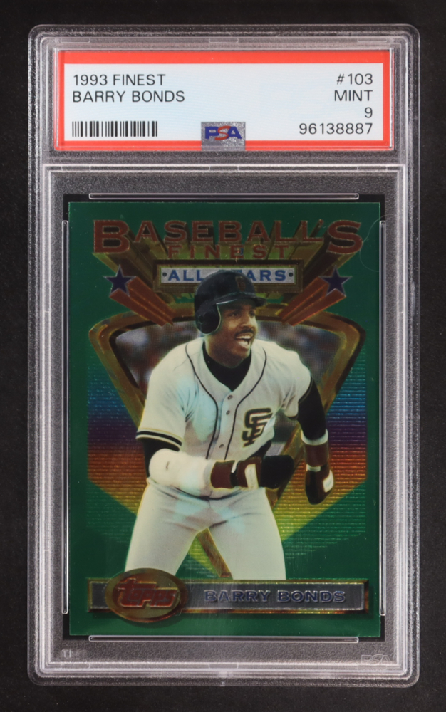 Barry Bonds 1993 Finest #103 AS (PSA 9)