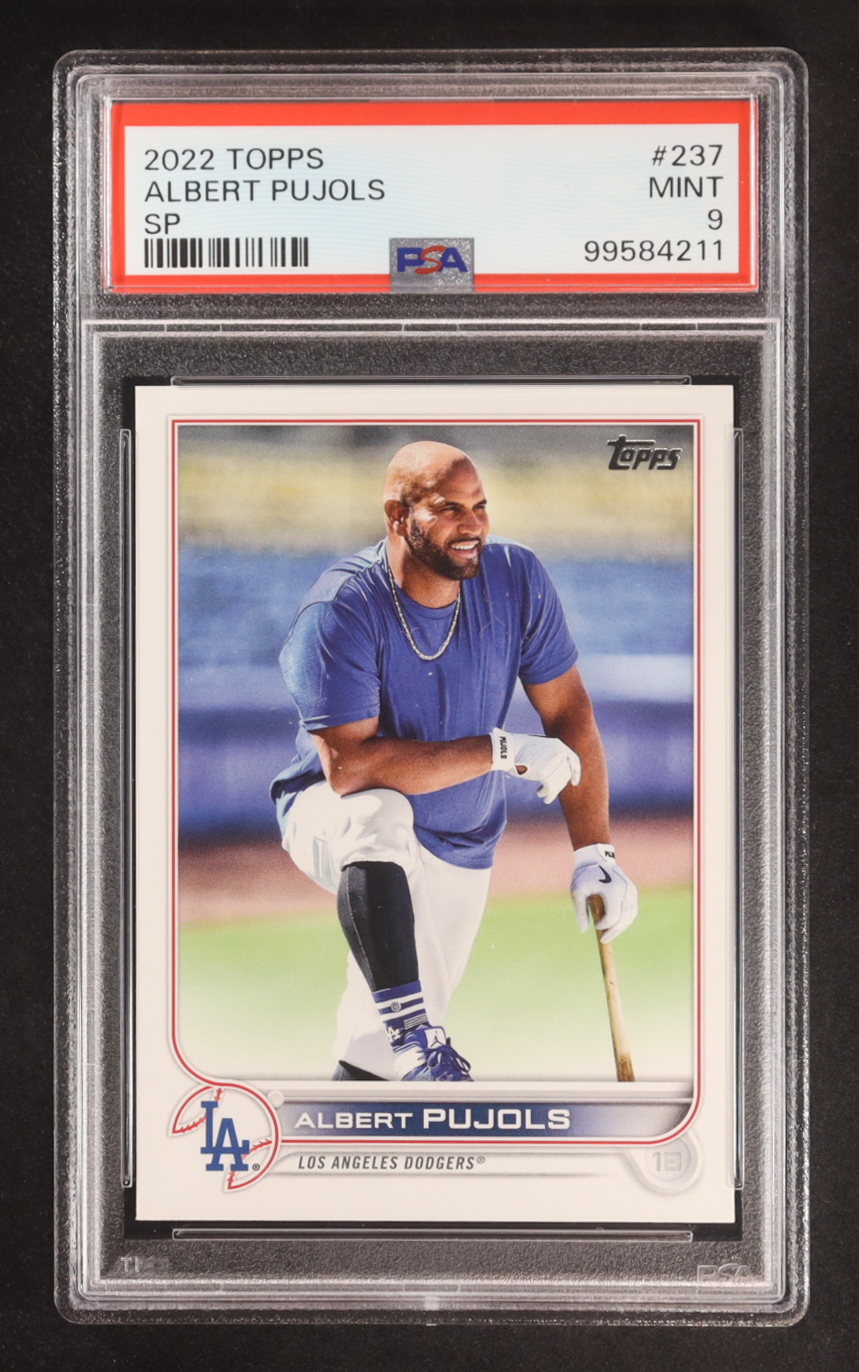 Albert Pujols 2022 Topps #237 SP (PSA 9) at PristineAuction.com Albert Pujols 2022 Topps #237 SP (PSA 9) at PristineAuction.com