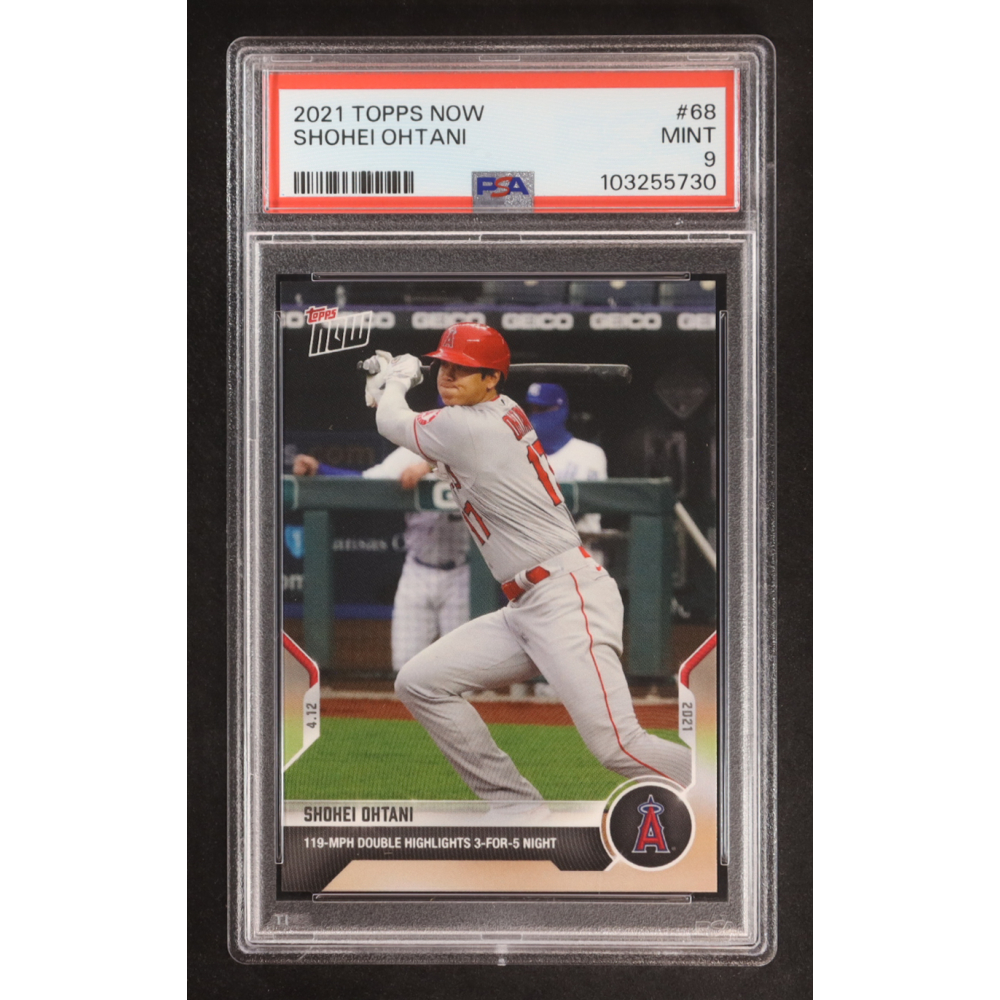 Shohei Ohtani 2021 Topps Now #68 (PSA 9) at PristineAuction.com