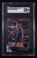 Zion Williamson 2019 Panini Hoops Premium Stock #258 RC (SGC 10) at PristineAuction.com