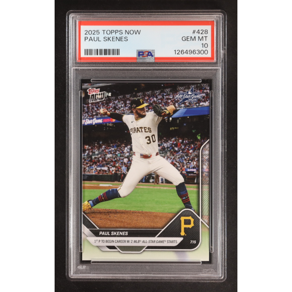 Paul Skenes 2025 Topps Now #428 (PSA 10) at PristineAuction.com