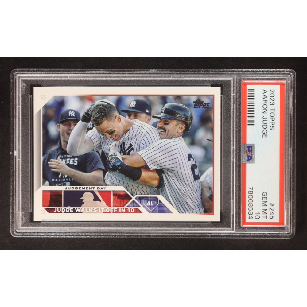 Aaron Judge 2023 Topps #245 / Judgement Day (PSA 10) at PristineAuction.com
