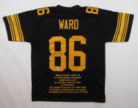 Hines Ward Signed Career Highlight Stat Jersey (Beckett) at PristineAuction.com