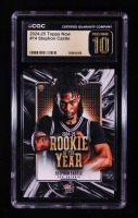 Stephon Castle 2024-25 Topps Now #14 Rookie of the Year RC (CGC Pristine 10) at PristineAuction.com