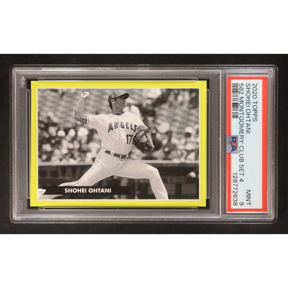 Shohei Ohtani 2020 Topps 582 Montgomery Club Set 4 #NNO (PSA 9) at PristineAuction.com