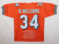 Ricky Williams Signed Career Highlight Stat Jersey (JSA) at PristineAuction.com