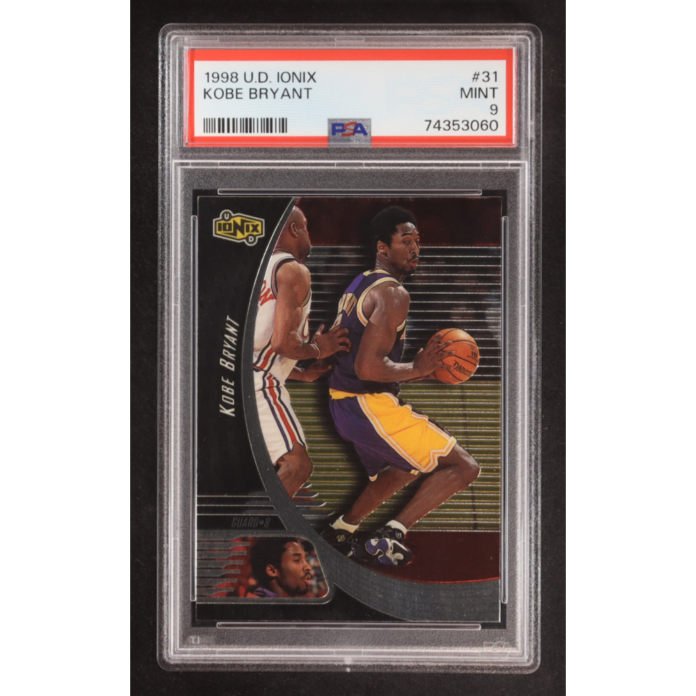 Kobe Bryant 1998-99 UD Ionix #31 (PSA 9) at PristineAuction.com
