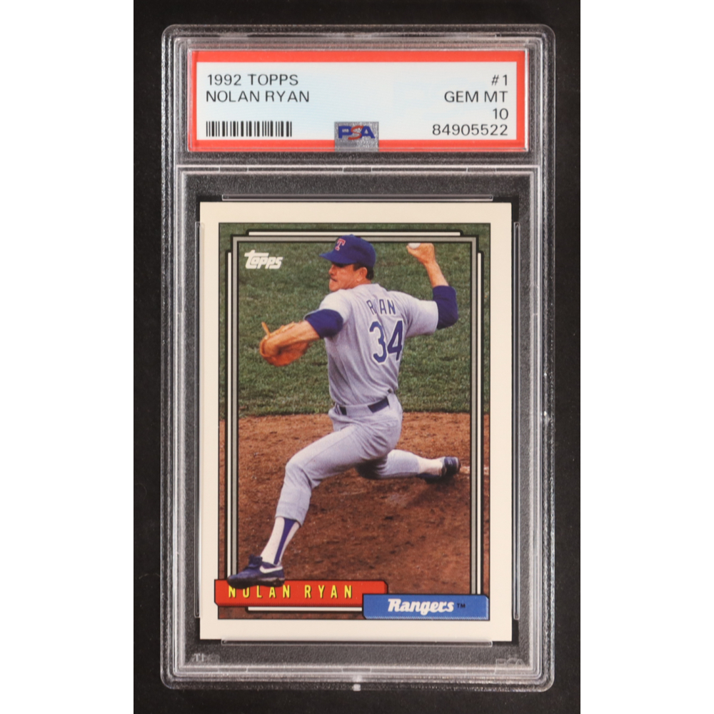 Nolan Ryan 1992 Topps #1 (PSA 10) at PristineAuction.com