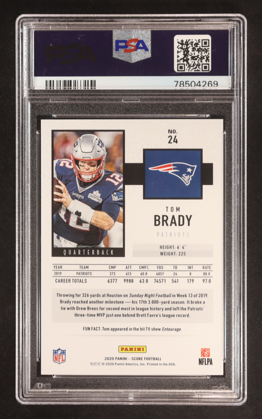 Tom Brady 2020 Score #24 (PSA 10) at PristineAuction.com Tom Brady 2020 Score #24 (PSA 10) at PristineAuction.com