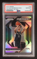 Victor Wembanyama 2023-24 Panini Prizm Emergent Prizms Silver #12 RC (PSA 10) at PristineAuction.com