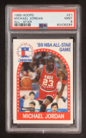 Michael Jordan 1989-90 Hoops #21 AS (PSA 9) at PristineAuction.com