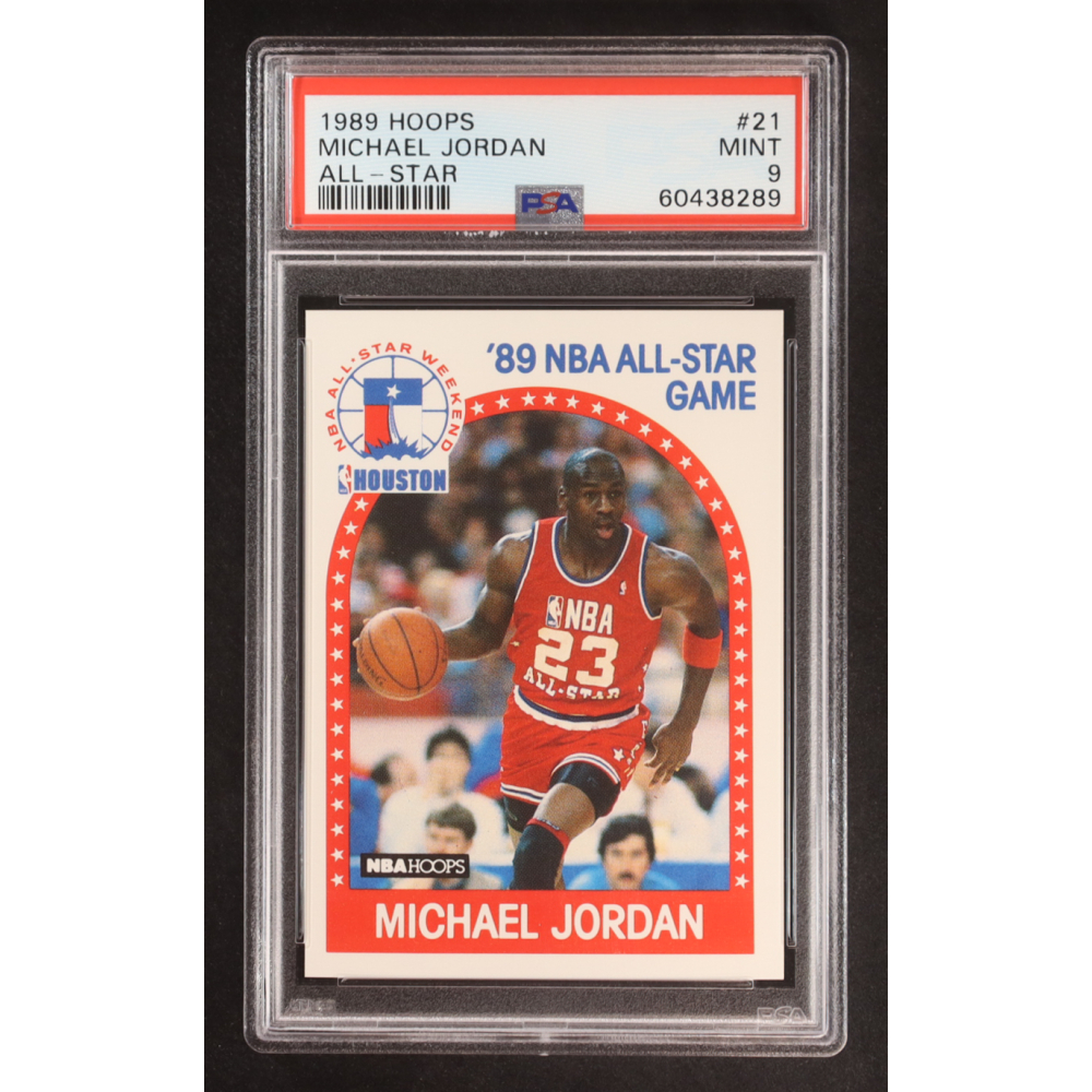 Michael Jordan 1989-90 Hoops #21 AS (PSA 9) at PristineAuction.com