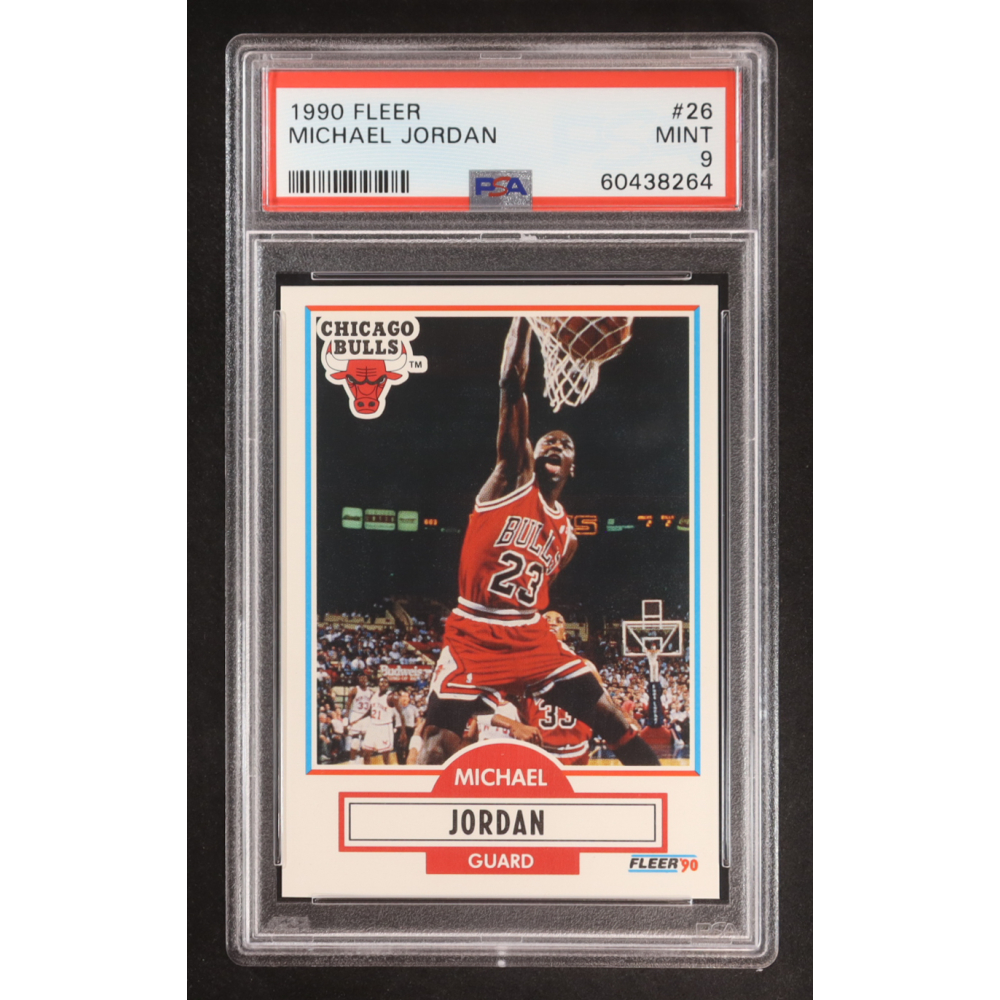 Michael Jordan 1990-91 Fleer #26 (PSA 9) at PristineAuction.com