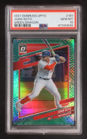 Juan Soto 2021 Donruss Optic Green Dragon #191 #48/88 (PSA 10) at PristineAuction.com