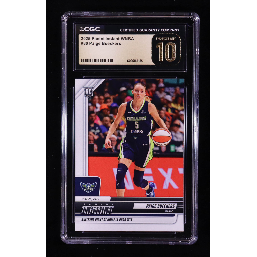 Paige Bueckers 2025-26 Panini Instant WNBA #80 RC (CGC Pristine 10) at PristineAuction.com