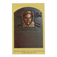 Bill Terry Signed Hall of Fame Plaque Postcard (JSA) at PristineAuction.com