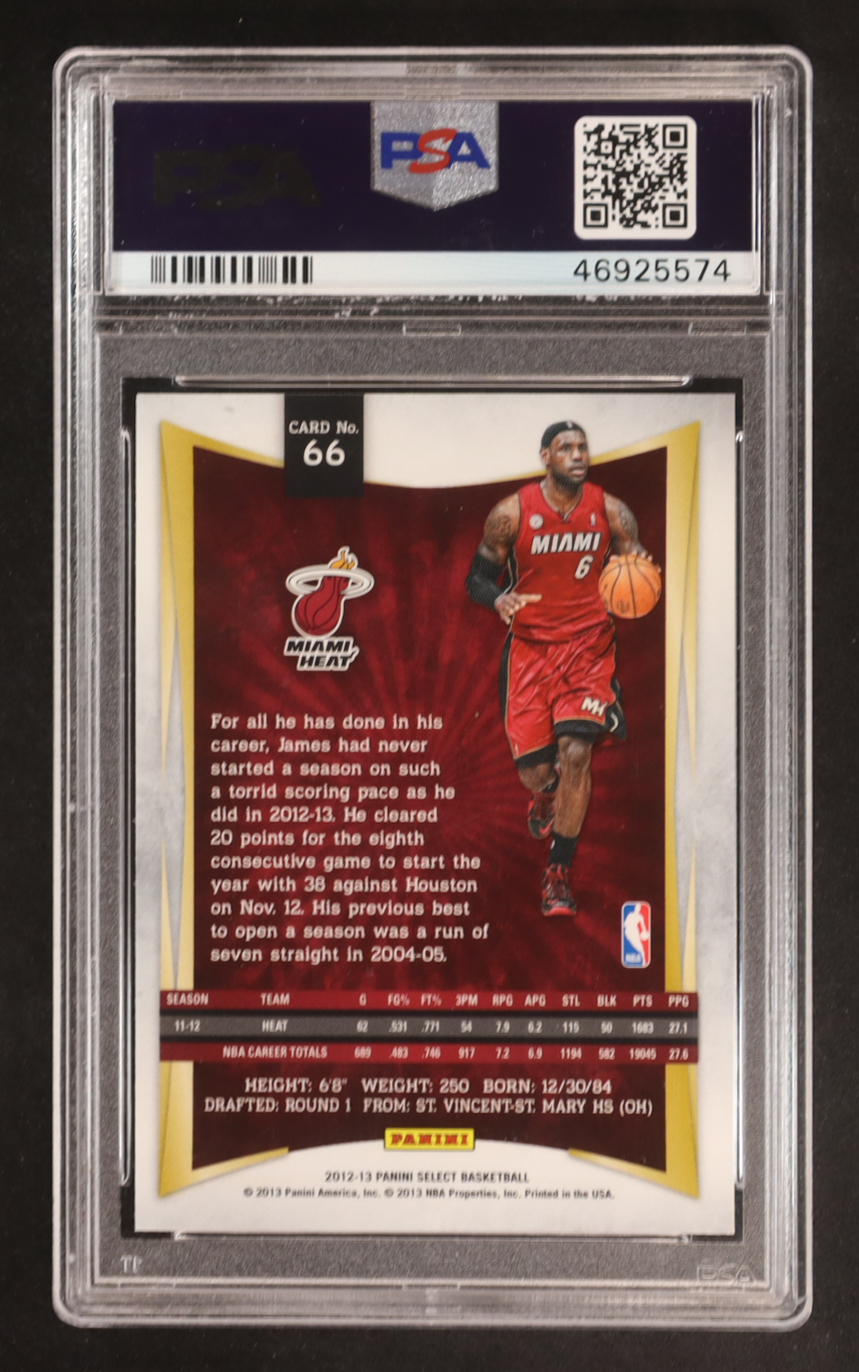 LeBron James 2012-13 Select #66 (PSA 9) at PristineAuction.com LeBron James 2012-13 Select #66 (PSA 9) at PristineAuction.com