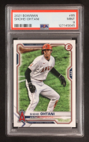 Shohei Ohtani 2021 Bowman #85 (PSA 9) at PristineAuction.com