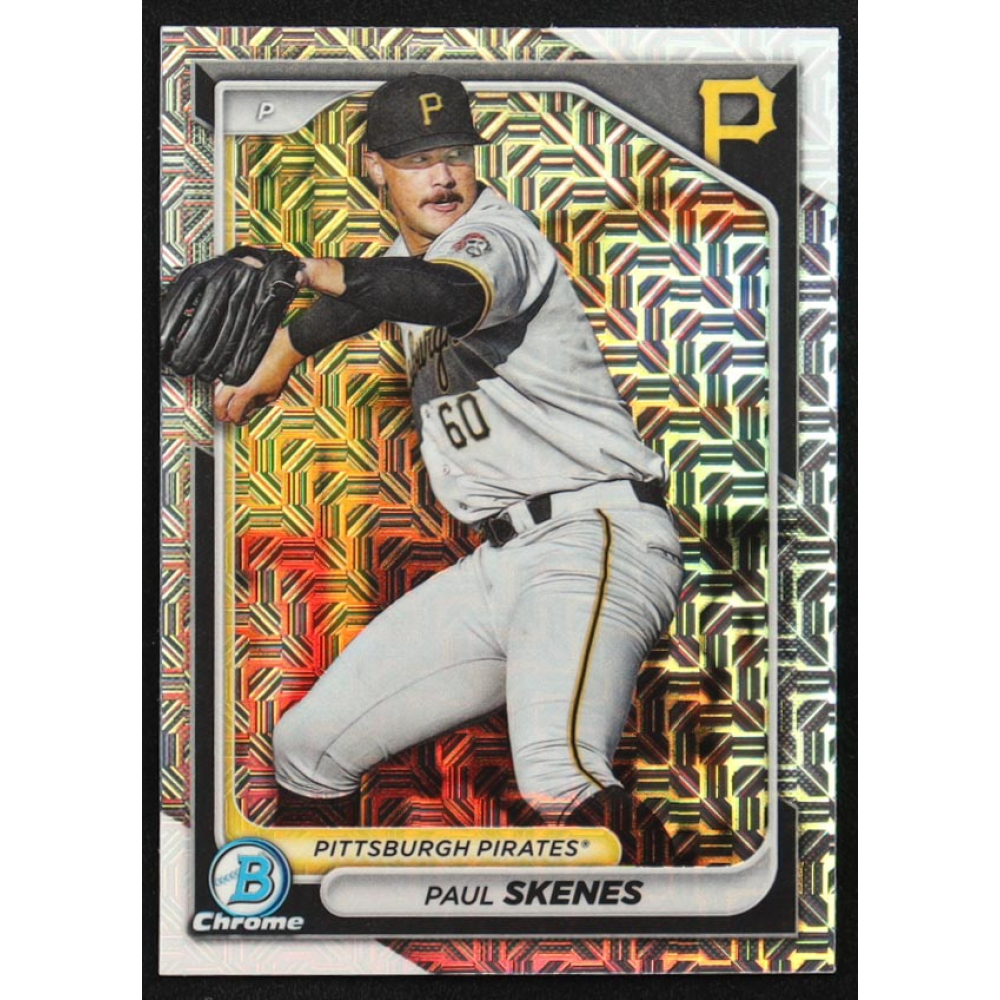 Paul Skenes 2024 Bowman Chrome Mega Box Prospects #BCP125 RC at PristineAuction.com