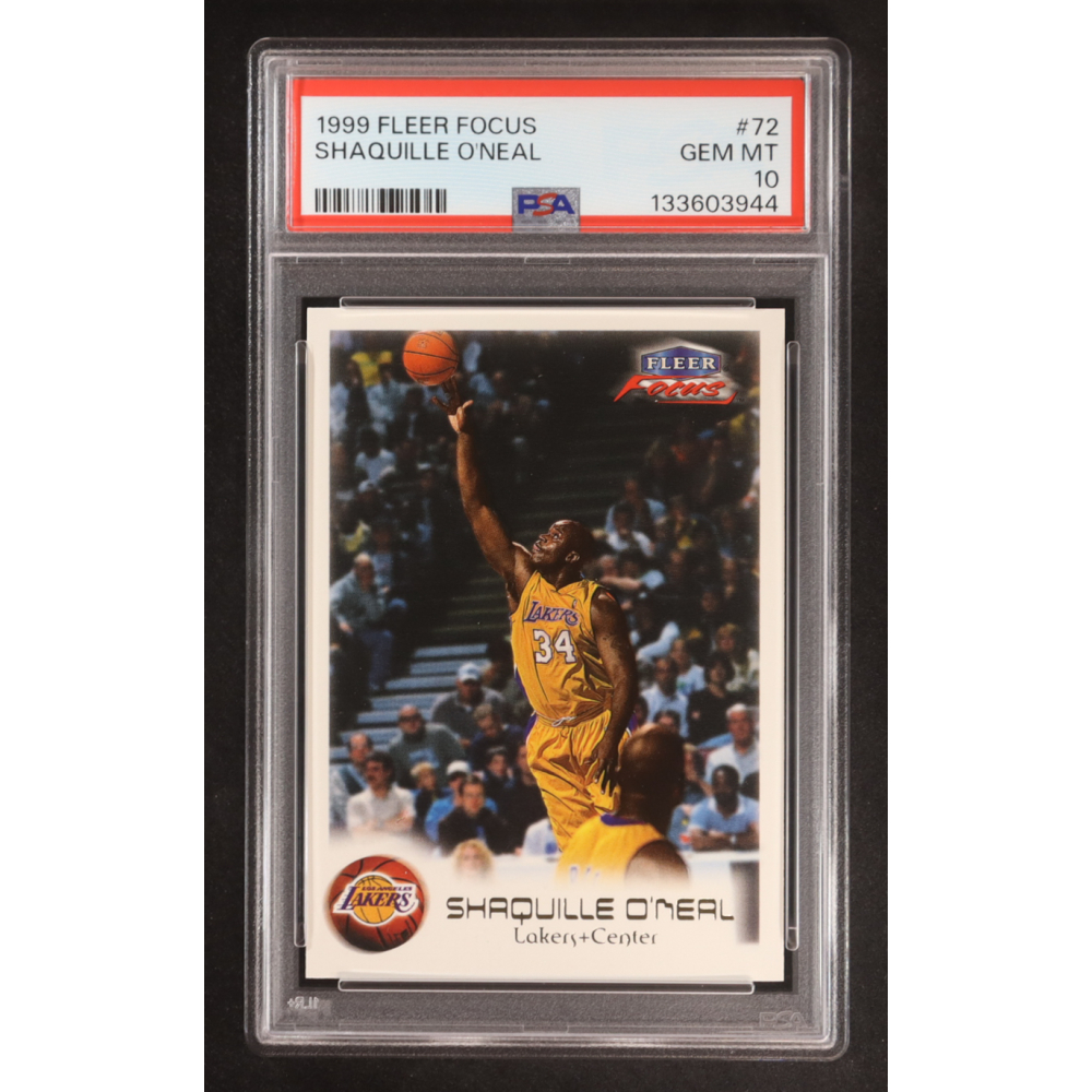Shaquille O'Neal 1999-00 Fleer Focus #72 (PSA 10) at PristineAuction.com