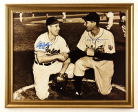 Bob Feller & Hal Newhouser Signed Custom Framed Photo Display Inscribed "HOF 62" & "HOF 92" (PSA) at PristineAuction.com
