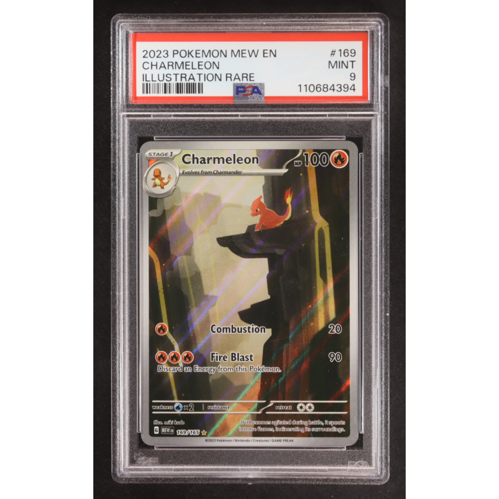 Charmeleon 2023 Pokemon Scarlet and Violet 151 #169 (PSA 9) at PristineAuction.com