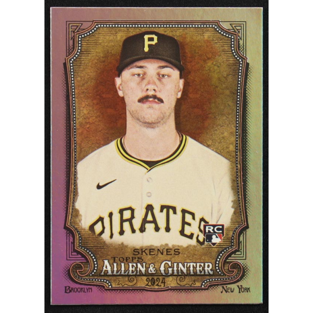 Paul Skenes 2024 Topps Allen and Ginter Silver Portrait #282 RC at PristineAuction.com