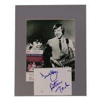 Davy Jones & Peter Tork Signed 11x14 Custom Matted Cut Display (JSA) at PristineAuction.com