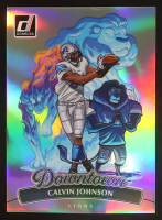 Calvin Johnson 2025 Donruss Downtown! Oversize #4 at PristineAuction.com