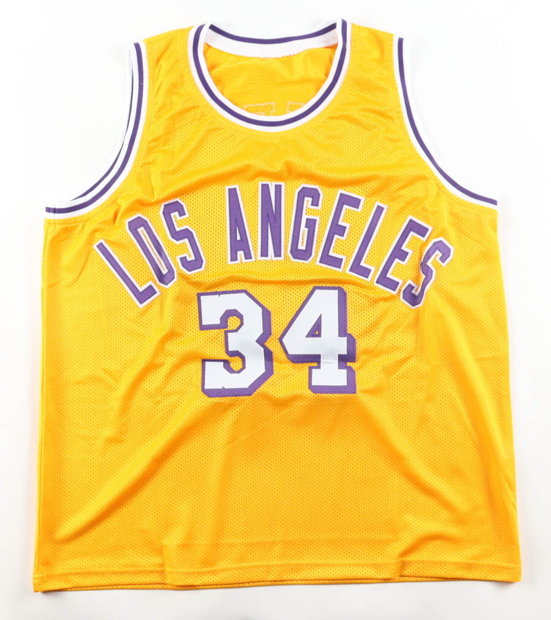 Shaquille O'Neal Signed Jersey (JSA) at PristineAuction.com Shaquille O'Neal Signed Jersey (JSA) at PristineAuction.com