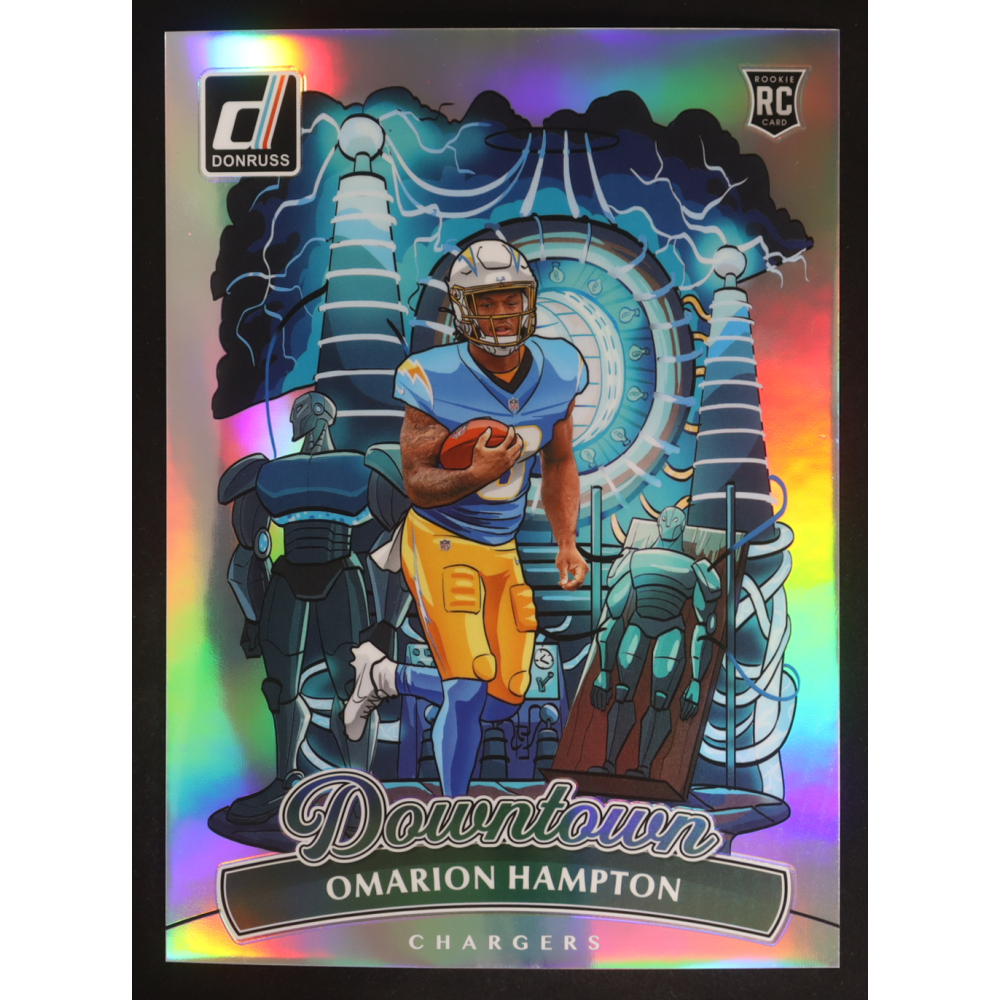 Omarion Hampton 2025 Donruss Downtown! Oversize #16 RC at PristineAuction.com