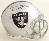 Tre Tucker Signed Raiders Speed Mini Helmet (Beckett) at PristineAuction.com