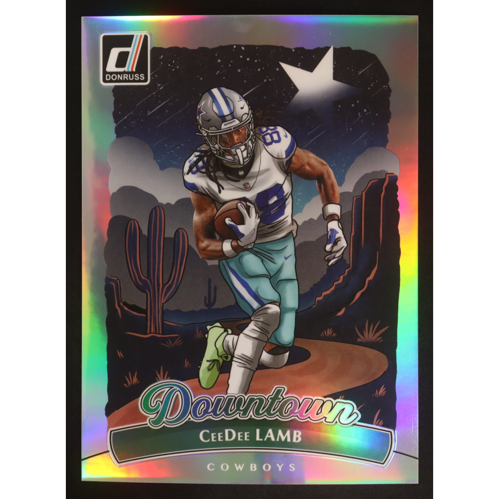 CeeDee Lamb 2025 Donruss Downtown! Oversize #9 at PristineAuction.com