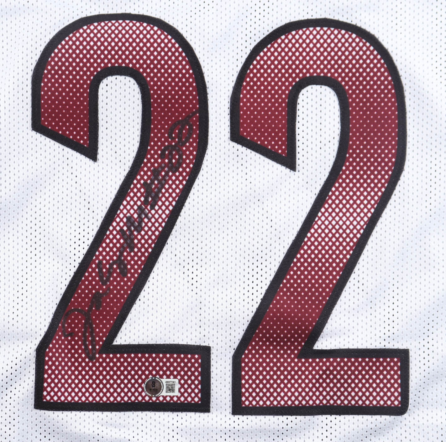 Jacory Croskey-Merritt Signed Jersey (Beckett) at PristineAuction.com Jacory Croskey-Merritt Signed Jersey (Beckett) at PristineAuction.com