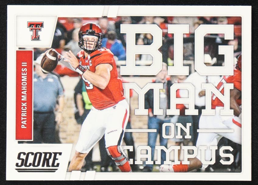 Patrick Mahomes II 2017 Score Big Man on Campus #6 RC at PristineAuction.com Patrick Mahomes II 2017 Score Big Man on Campus #6 RC at PristineAuction.com