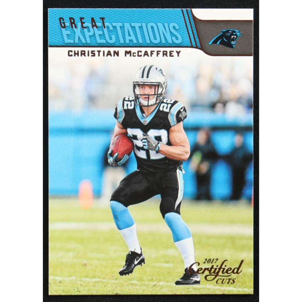 Christian McCaffrey 2017 Certified Cuts Great Expectations #5 RC at PristineAuction.com