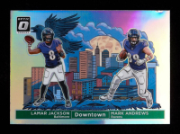 Lamar Jackson / Mark Andrews 2024 Panini Donruss Optic Duos Dowtown #8 at PristineAuction.com