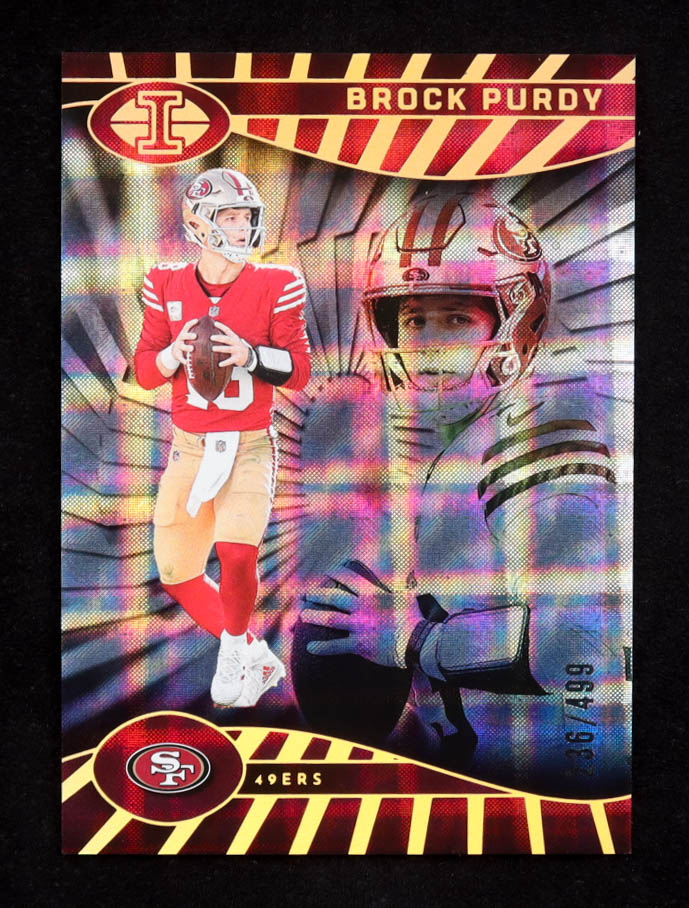 Brock Purdy 2024 Panini Illusions #76 #236/499 at PristineAuction.com Brock Purdy 2024 Panini Illusions #76 #236/499 at PristineAuction.com