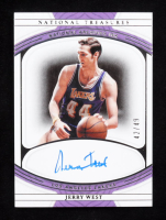 Jerry West 2021-22 Panini National Treasures National Archives Ink Auto #NAI-JWS #42/49 at PristineAuction.com