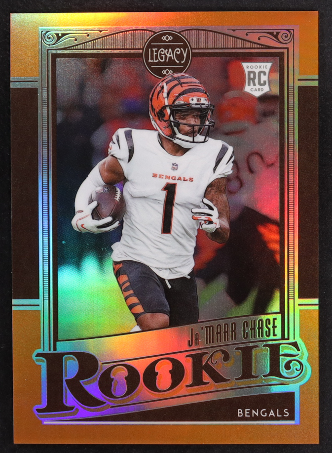 Ja'Marr Chase 2021 Panini Chronicles Legacy Update Rookies Orange #220 #12/75 RC at PristineAuction.com Ja'Marr Chase 2021 Panini Chronicles Legacy Update Rookies Orange #220 #12/75 RC at PristineAuction.com