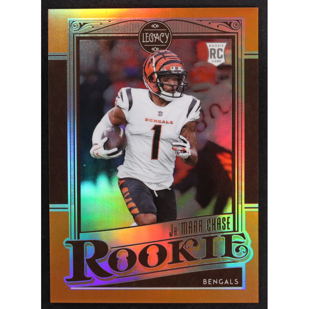 Ja'Marr Chase 2021 Panini Chronicles Legacy Update Rookies Orange #220 #12/75 RC at PristineAuction.com