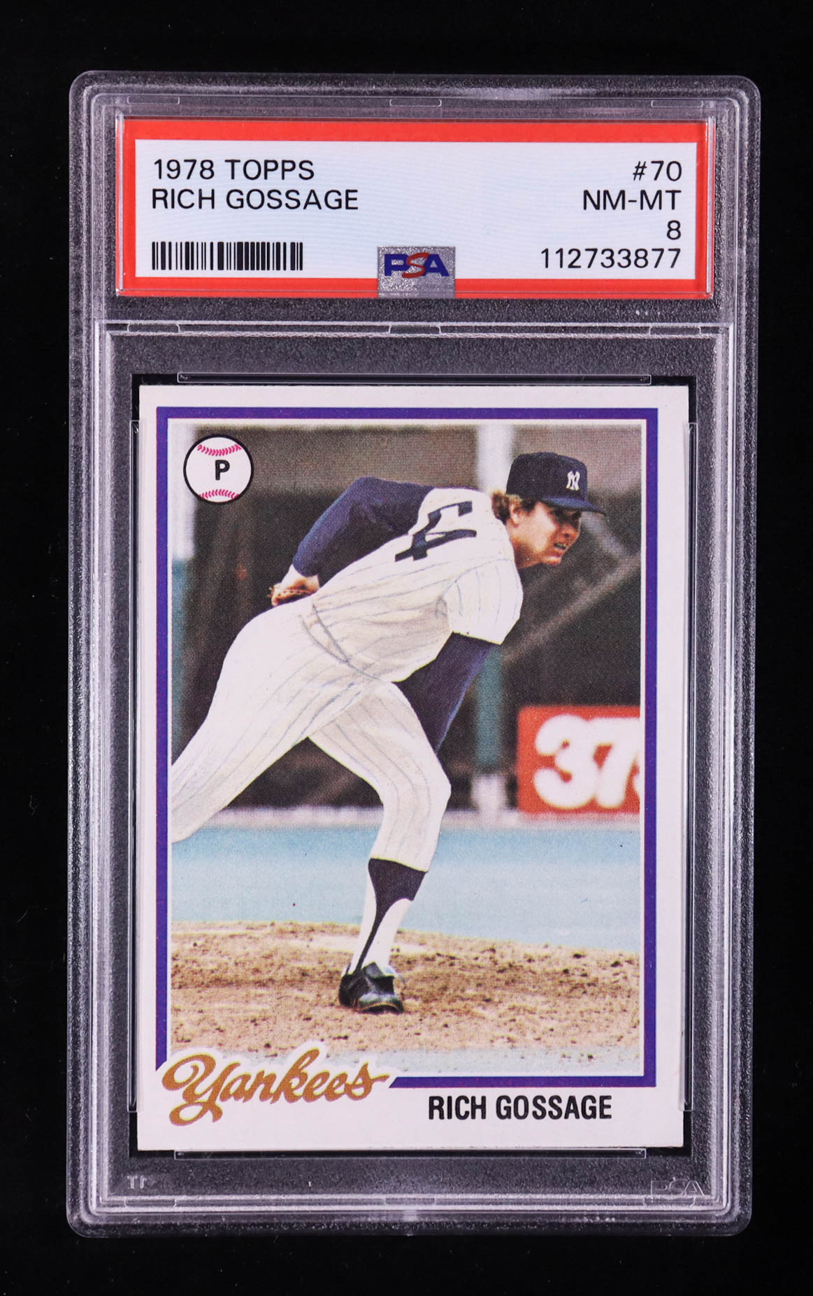 Goose Gossage 1978 Topps #70 (PSA 8) at PristineAuction.com Goose Gossage 1978 Topps #70 (PSA 8) at PristineAuction.com