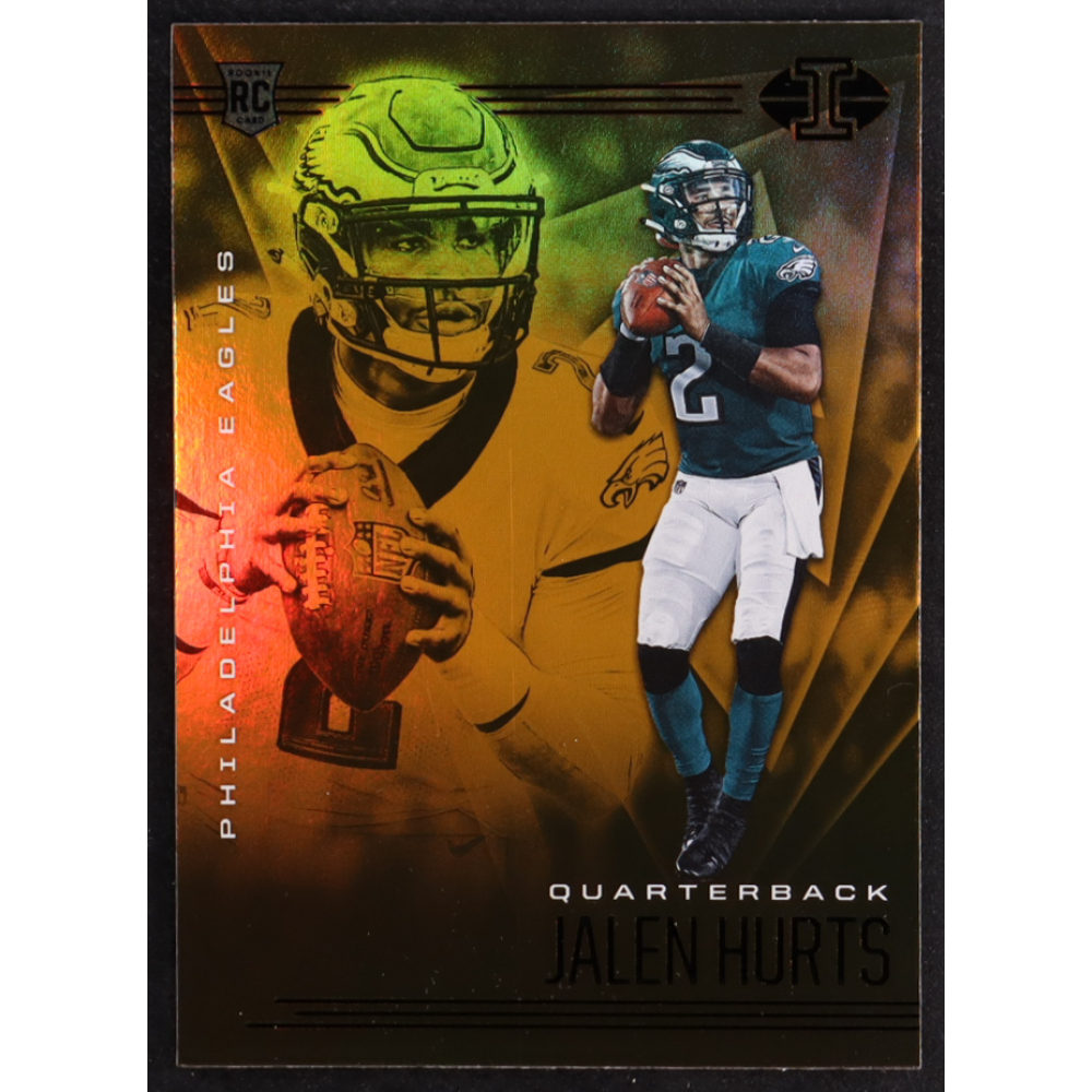 Jalen Hurts 2020 Panini Illusions Orange #11 RC at PristineAuction.com