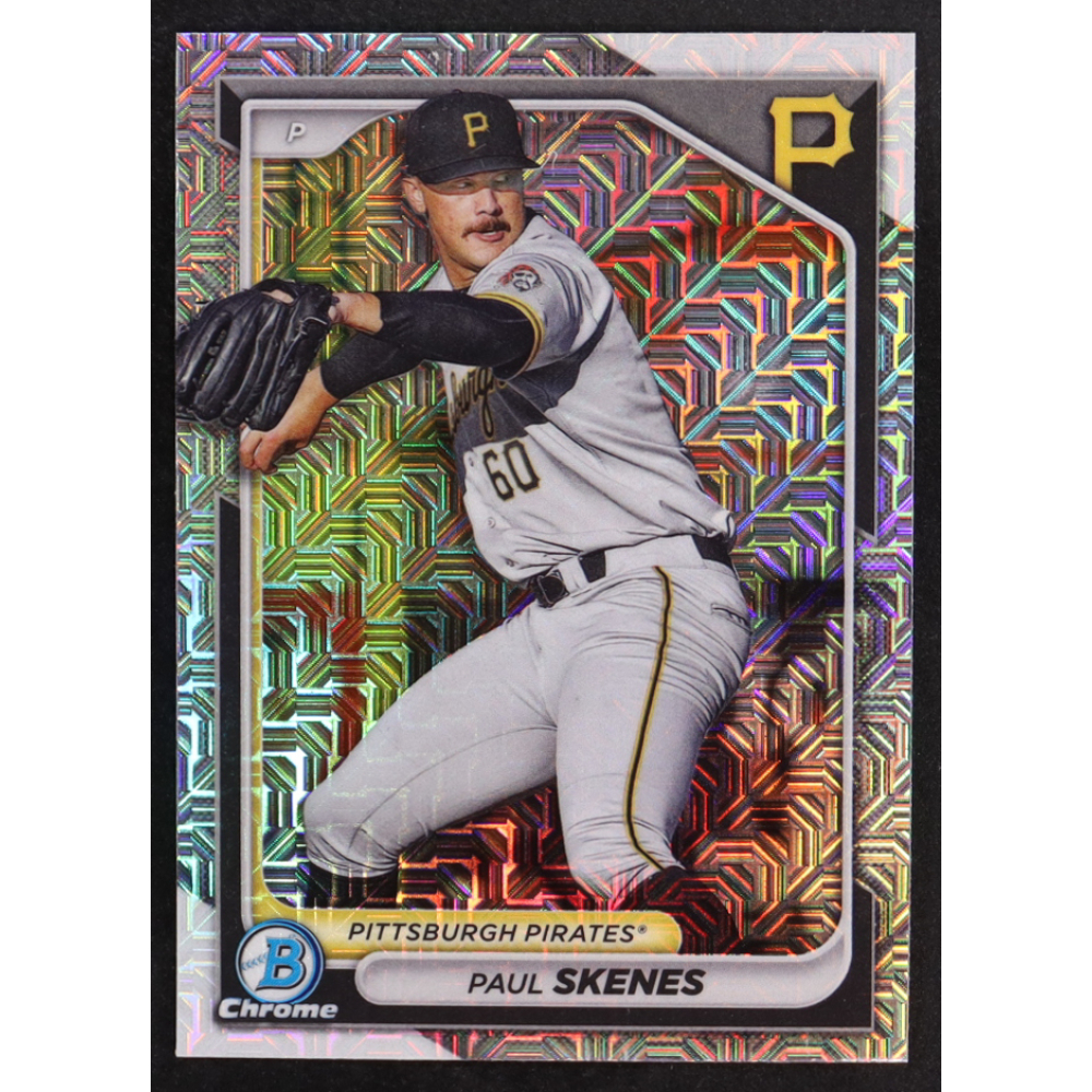 Paul Skenes 2024 Bowman Chrome Mega Box Prospects #BCP125 RC at PristineAuction.com