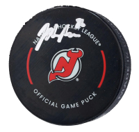Jack Hughes Signed Devils Official Game Puck (Fanatics) at PristineAuction.com