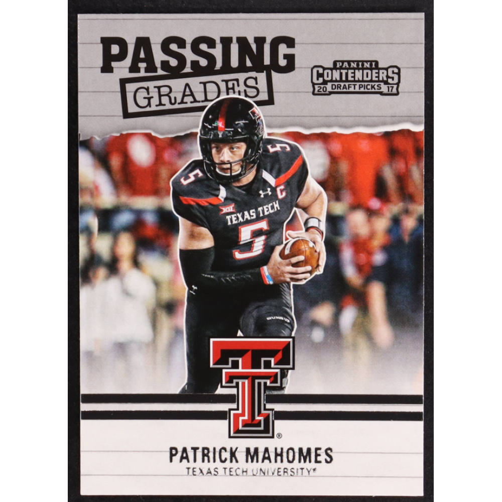 Patrick Mahomes II 2017 Panini Contenders Draft Picks Passing Grades #5 RC at PristineAuction.com