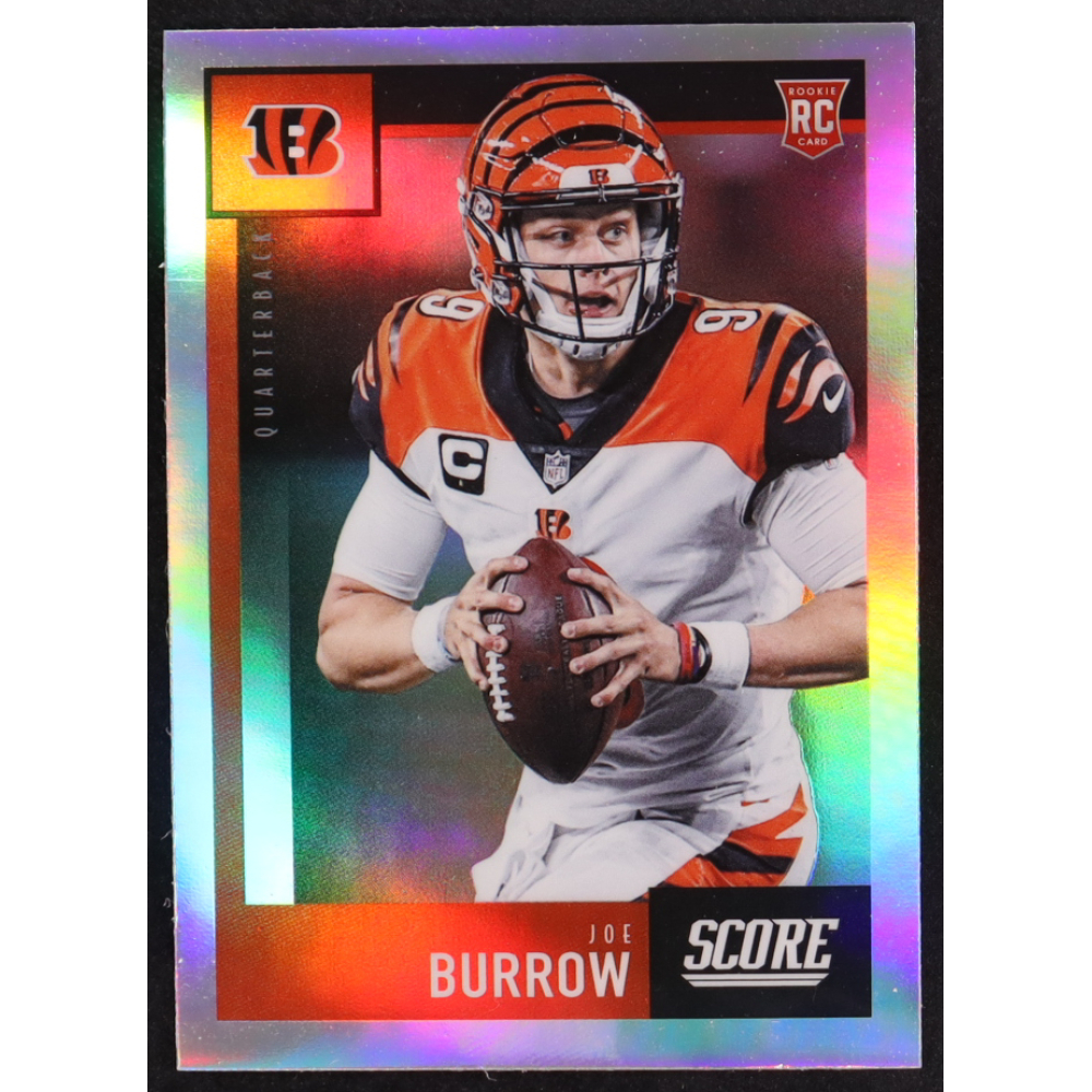 Joe Burrow 2020 Score Silver #441 CHRONICLES RC at PristineAuction.com