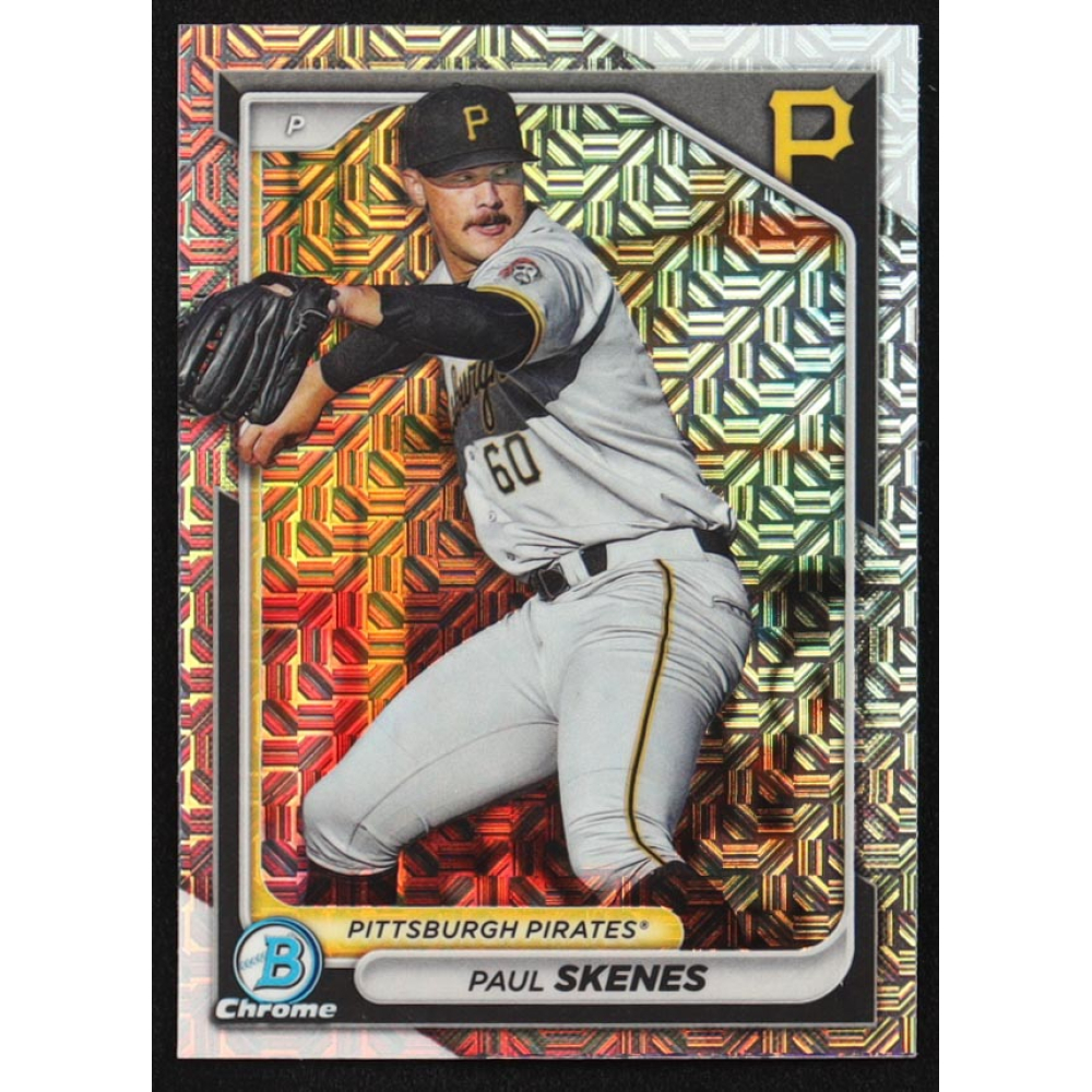 Paul Skenes 2024 Bowman Chrome Mega Box Prospects #BCP125 RC at PristineAuction.com